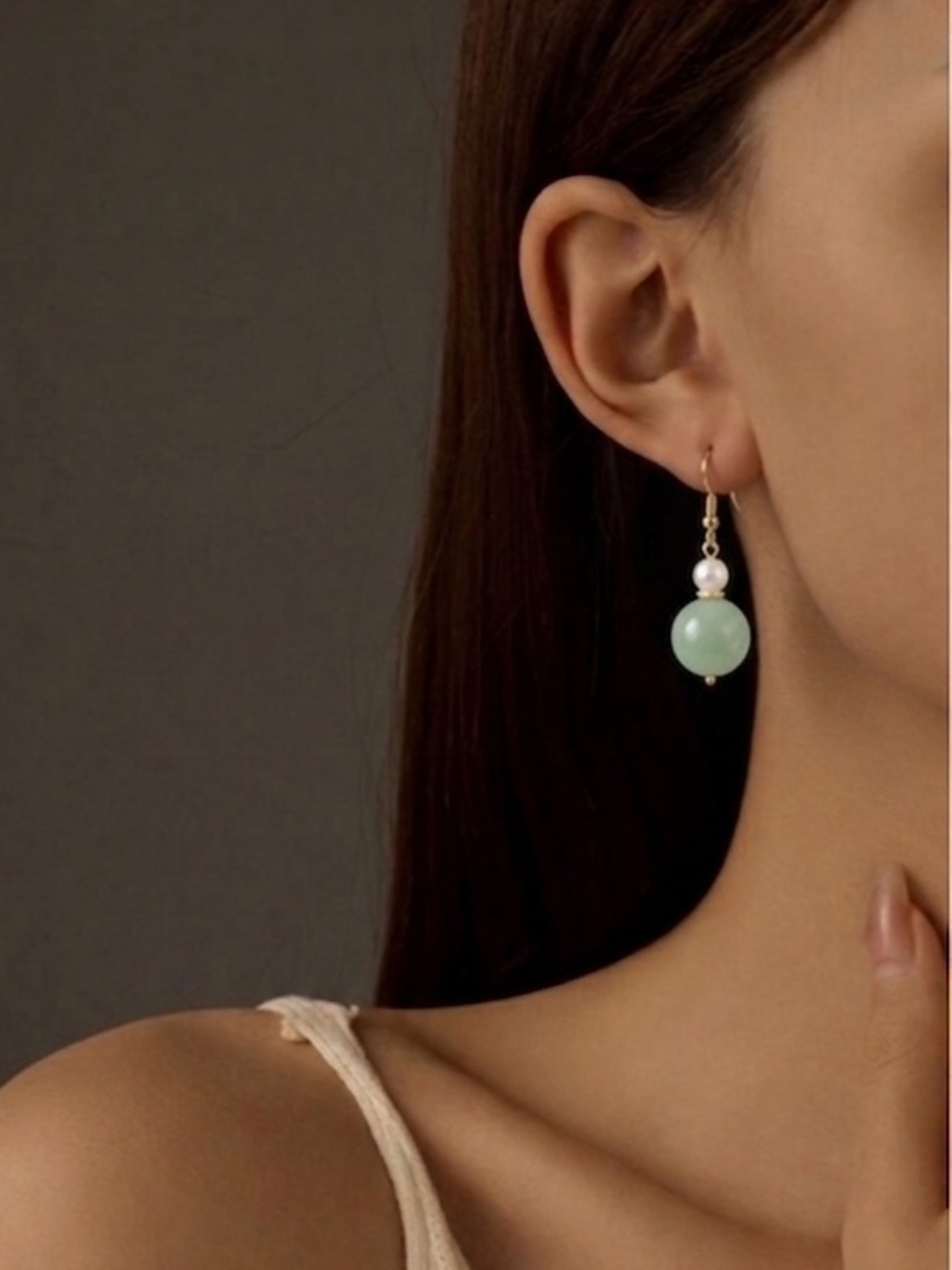 Natural Crystal Stone Drop Pierced Earrings For Women NEW - Picture 4 of 8